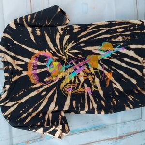 Jimi Hendrix authentic Hendrix small tie dye t shirt
